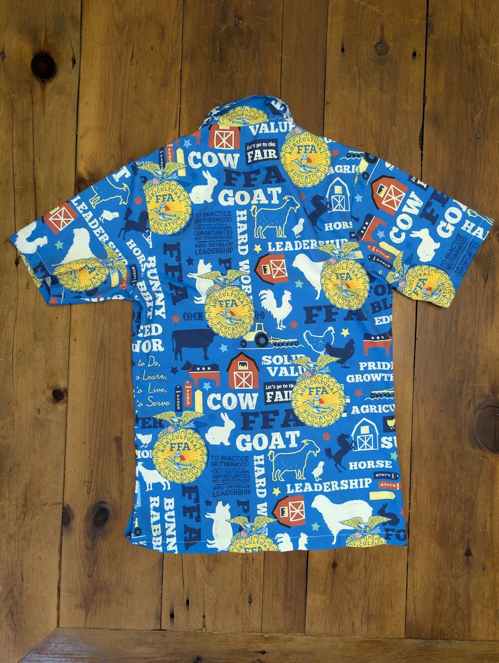 FFA Hawaiian Style Shirt Unisex Size Small - Picture 3 of 3